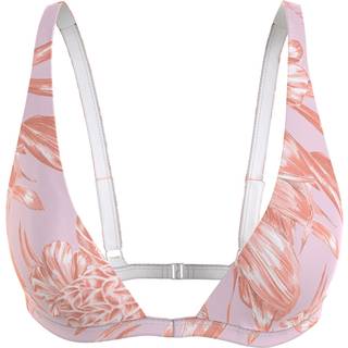 Tommy Hilfiger Triangle Fixed RP Bikini Top - Pink - X-Small
