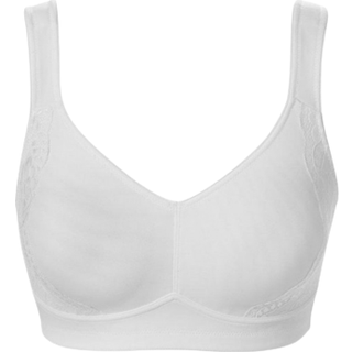 Trofe Louise Soft Bra - White - D 75