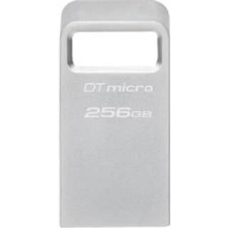Kingston Technology Datatraveler 256 Gb Micro 200mb/s Metal Usb 3.2 Gen 1 256gb Usb Type-a Sølv