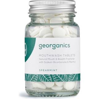 Naturlig Mundskyl Tabletter Georganics Spearmint 180 stk.