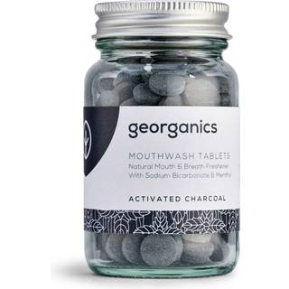 Naturlig Mundskyl Tabletter Georganics Activated Charcoal 180 stk.