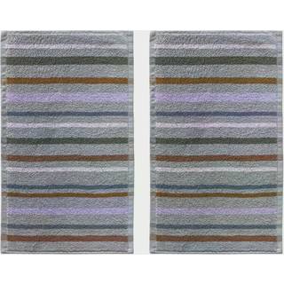 MULTI Gæstehåndklæde, 30 x 50 cm, light grey 2 stk