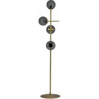 Dyberg Larsen Como gulvlampe, 4-lys, messing