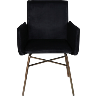 Venture Design Petra stol Sort/kobber