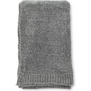 Venture Design Ally plaid Hvid/mørkegrå 170 x 130 cm
