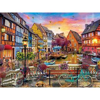Babyfanatikere 32244: Rejsedagbog - Cykling i Colmar France 550pc puslespil