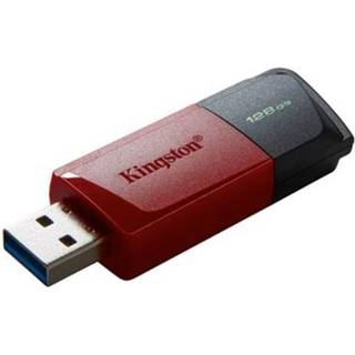 Kingston Datatraveler Exodia M 128gb Usb Type-a Sort, Rød