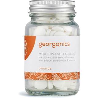Naturlig Mundskyl Tabletter Georganics Orange 180 stk.