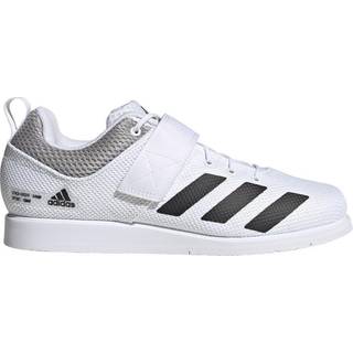Powerlift 5 vægtløftningssko - Cloud White / Core Black / Collegiate Green - 45 1/3