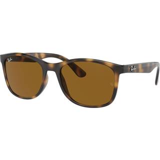 Ray - Ban Unisex RB4374 710/33 Solbriller Nylon Skildpadde Brun Firkantet Normal
