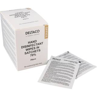 Deltaco Office Desinfection Servietter - 20 -pakning