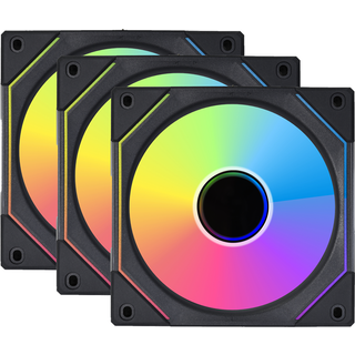 Lian Li UNI FAN SL-INF 120 Black- 3 pack - Kabinet køler - 120mm - Sort med RGB LED lys - 29 dBA