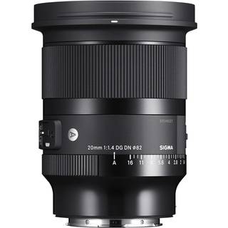 Sigma AF 20mm F1.4 A Sony FE DG DN [Ekstra Tilbehør Medfølger] [Op Til 5 Års Garanti]