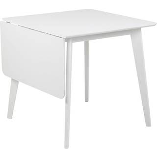 Roxby spisebord med klap 80 / 120 cm- Hvid