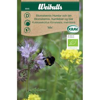 Blomsterfrø (Blomster Insektvenlige 'Mix') Økologisk