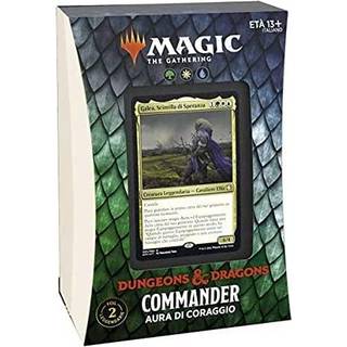 Magi: The Gathering Adventures in the Forgotten Realms Commander Deck-Aura of Courage (Green-White-Blue)