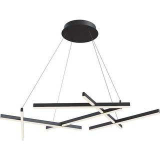 Maytoni Line LED-hængelampe, 3.000 K, sort