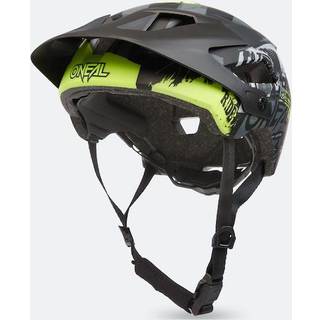 O'Neal Defender Ride v.22 Hjelm Grå / Neon - Hjelmstørrelse 54-58 cm
