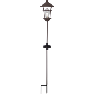 Star Trading - Solar Cell Lighting - Solar Cell Decoration Messina - Brown - 78 cm