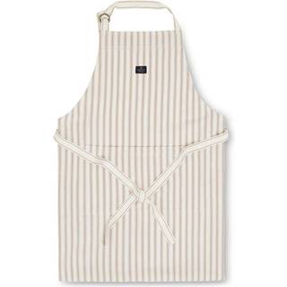 Lexington Icons Herringbone Striped forklæde Beige/White