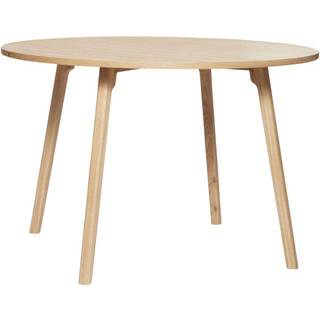 Hübsch Ground Bord Ø115 Cm - Spisebord & Barbord Eg Natural - 880305F