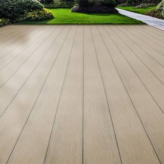 Kirkedal Heimdal terrassebrædt i komposit, oak/hardwood - 22x300x4000 mm