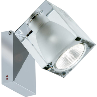 Fabbian Ice Cube Væglampe Klar Glas uden kabelhul