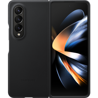 Samsung Galaxy Z Fold4 Leather Cover (sort)