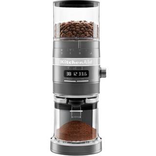 &#34;Artisan&#34; elektrisk kaffekværn, &#34;Medallion Silver&#34; farve - KitchenAid
