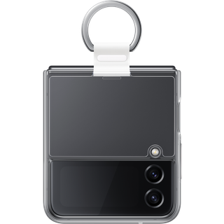 Samsung Galaxy Z Flip4 Clear Cover med Ring EF-OF721CTEGWW - Gennemsigtig