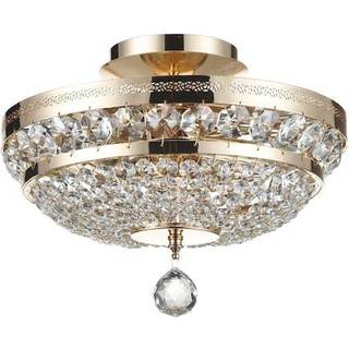 Maytoni Ottilia loftslampe, krystaller, Ø 32 cm