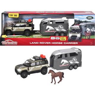 Majorette: Land Rover hestetransporter med lys- og lydeffekter - 25 cm.