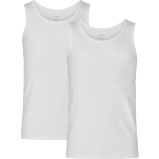 Resteröds 2-pak Bamboo Tank Top - White - Medium