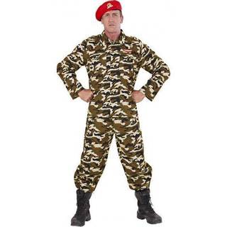 Soldat rød beret kostume