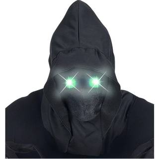 Faceless Maske mit Leuchtend Grünen Augen