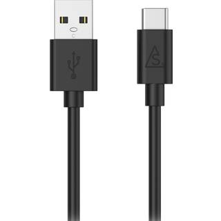 Smartline (3A/15W) USB2.0 - USB-C Kabel 3 m. - Hvid