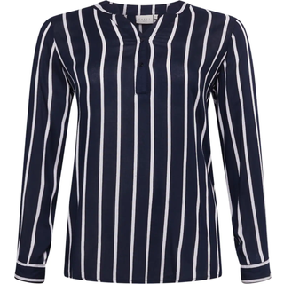 Kaffe Curve KCsida Bluse - Blå - Str 46 - Damer