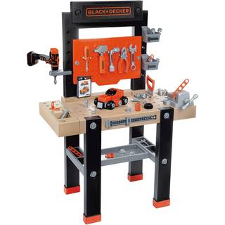 Smoby Black and Decker værktøjsbænk 103 cm med værktøj og tilbehør - 92 dele