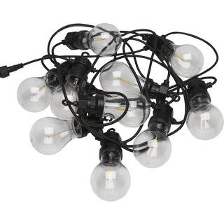 PR Home Glow udendørs LED-lyskæde, sort