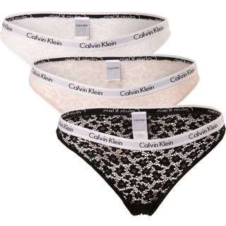 Calvin Klein 9-pak Carousel Lace Core Brazilian - Black/Pink - Small