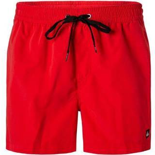 Quiksilver Herren Badeshorts rot unifarben
