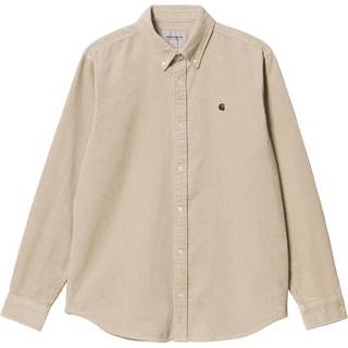 Carhartt WIP Madison Cord Skjorte - S - wall/black