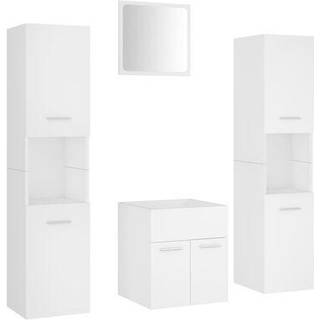 badeværelsesmøbelsæt spånplade hvid