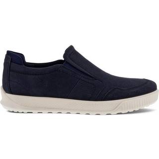 ECCO Byway - Slip-on sko i nubuck til herrer - Marineblå - Size: 41 (UK 7.5)