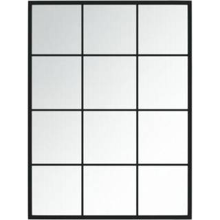 Vægspejl Metal Sort - 80 x 60 cm