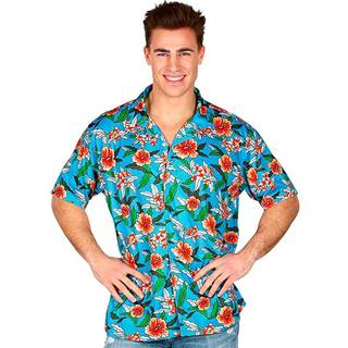 Lyseblå Hawaii skjorte