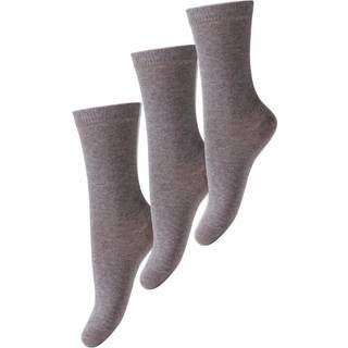 Melton Unisex Strømper - Light Grey Mel. - 27/30