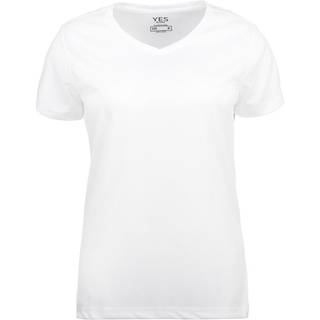 ID YES Svedtransporterende T-Shirt Dame Hvid