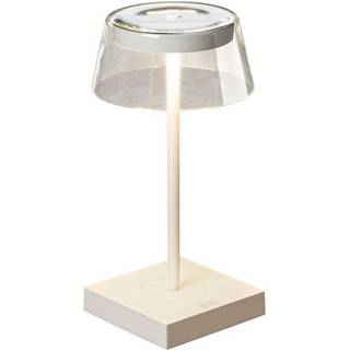 Konstsmide Scilla hvid bordlampe portable