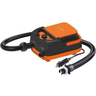 Elektrisk pumpe, 12 V / batteridrevet, med digital trykmåler (manometer) + fleksibel slange